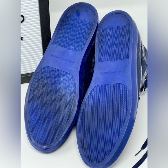 BALENCIAGA Arena High Tops in Blue - Picture 4 of 8